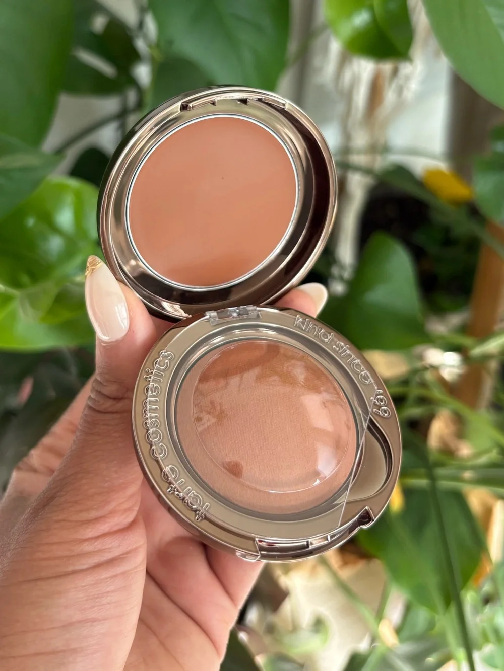 tarte macaron sculpt & bronze duo + brush - 2-in-1 cream + baked powder bronzer
